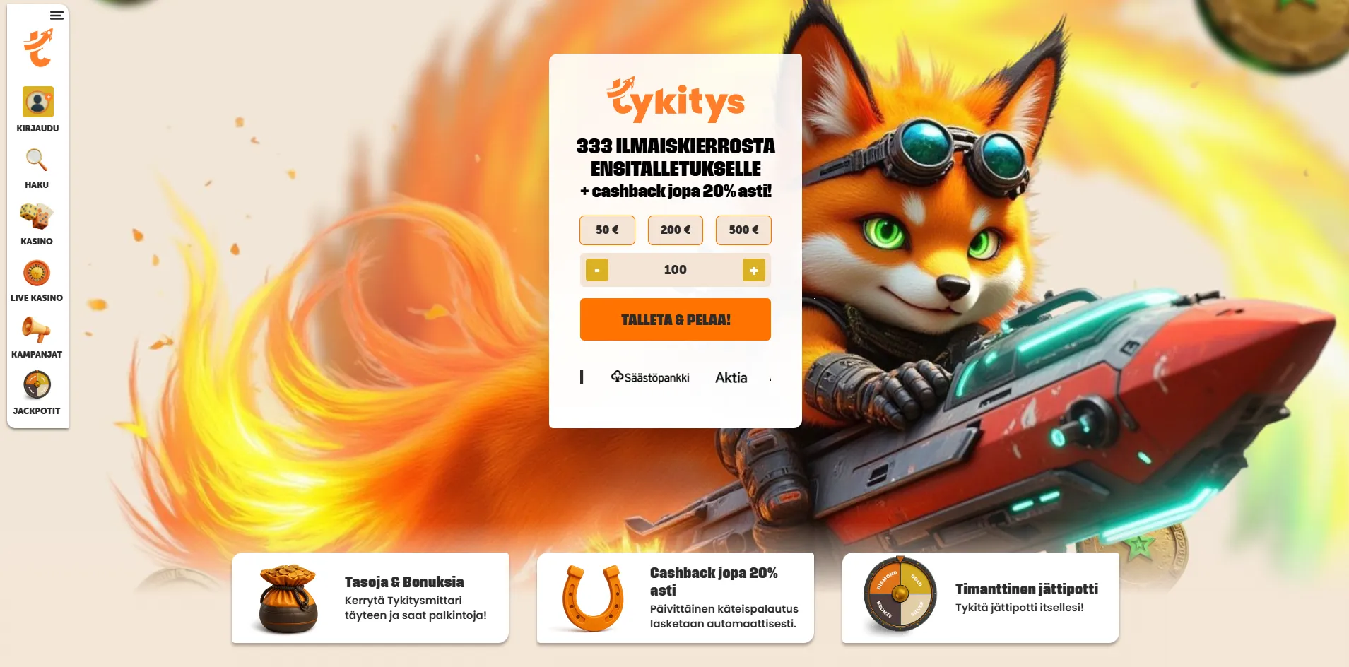 Mitä bonuksia casino 2026 alustoilla on tarjolla